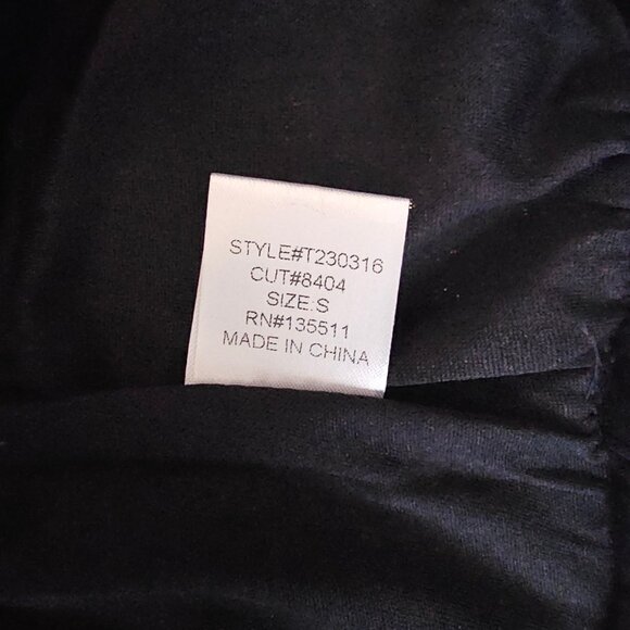 WHY DRESS Black Gold Sequin Football-Shaped Embellished Crop Top Size Small, NWT - Picture 5 of 8